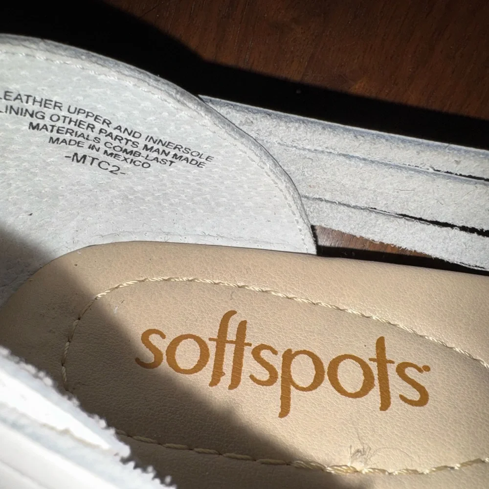 NWOT Vintage Softspots White Huaraches - Size 8.5M - Picture 6 of 6